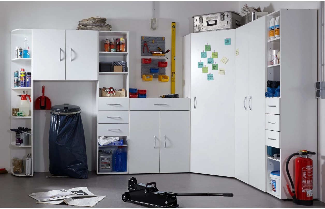 Skriňa na práčku Multiraum, 70 cm, biela 3