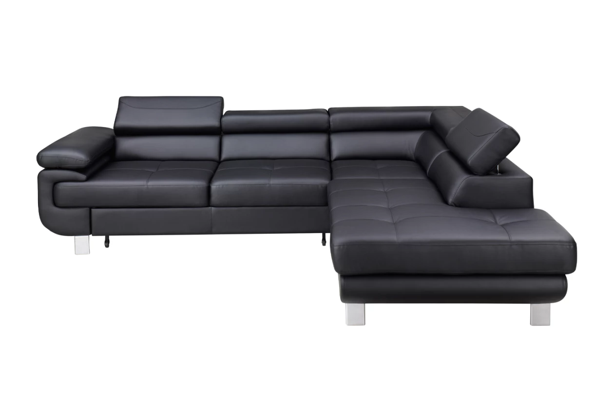 Rohová sedacia súprava Lotos, svetlo šedá látka, ľavý roh 4