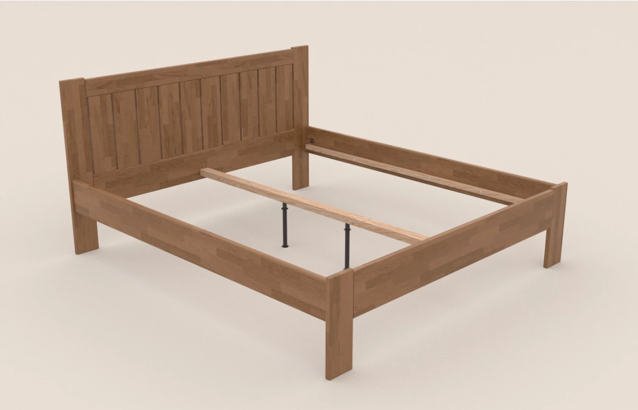 Posteľ Berta 180x200 cm, bielený buk 5