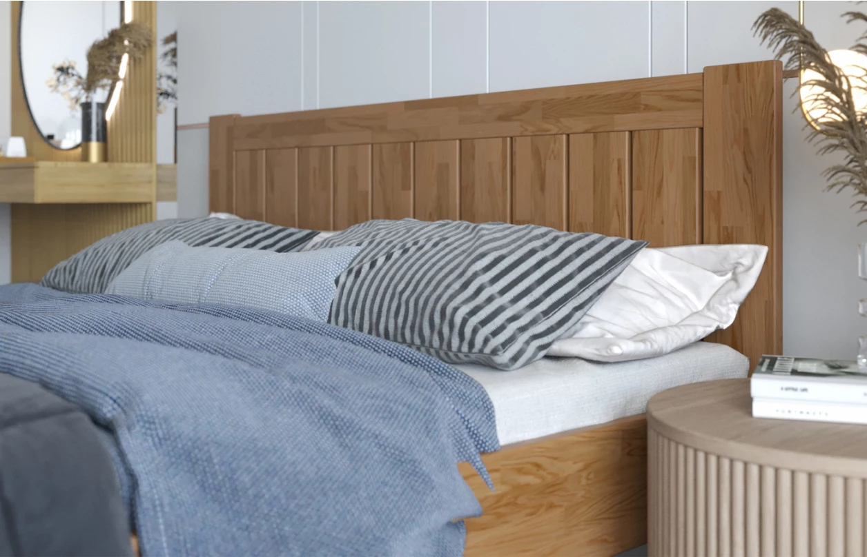 Posteľ Berta 180x200 cm, šedý buk 8