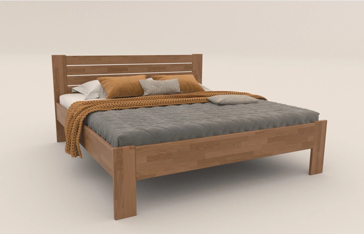 Posteľ Irma 180x200 cm, šedý buk 1