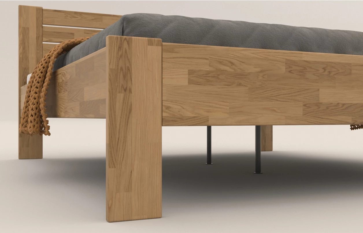 Posteľ Irma 180x200 cm, šedý buk 2