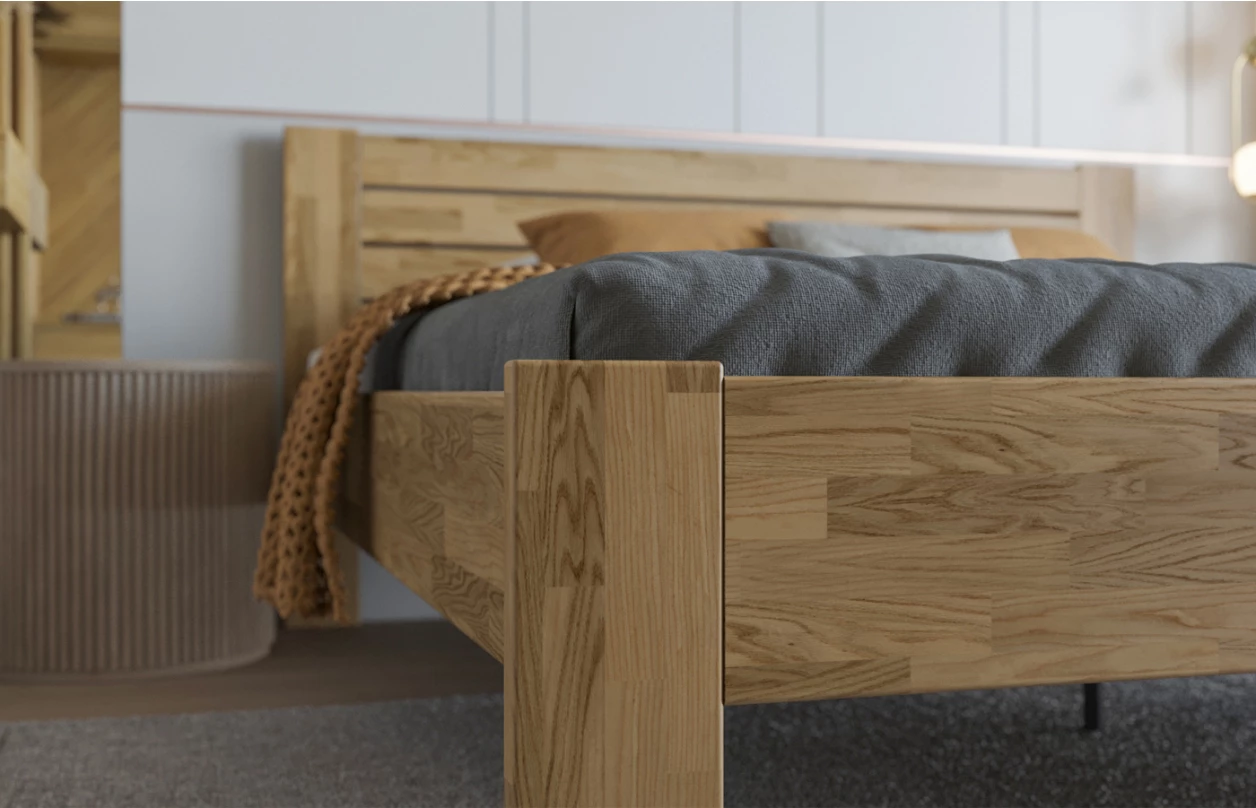 Posteľ Irma 180x200 cm, šedý buk 6