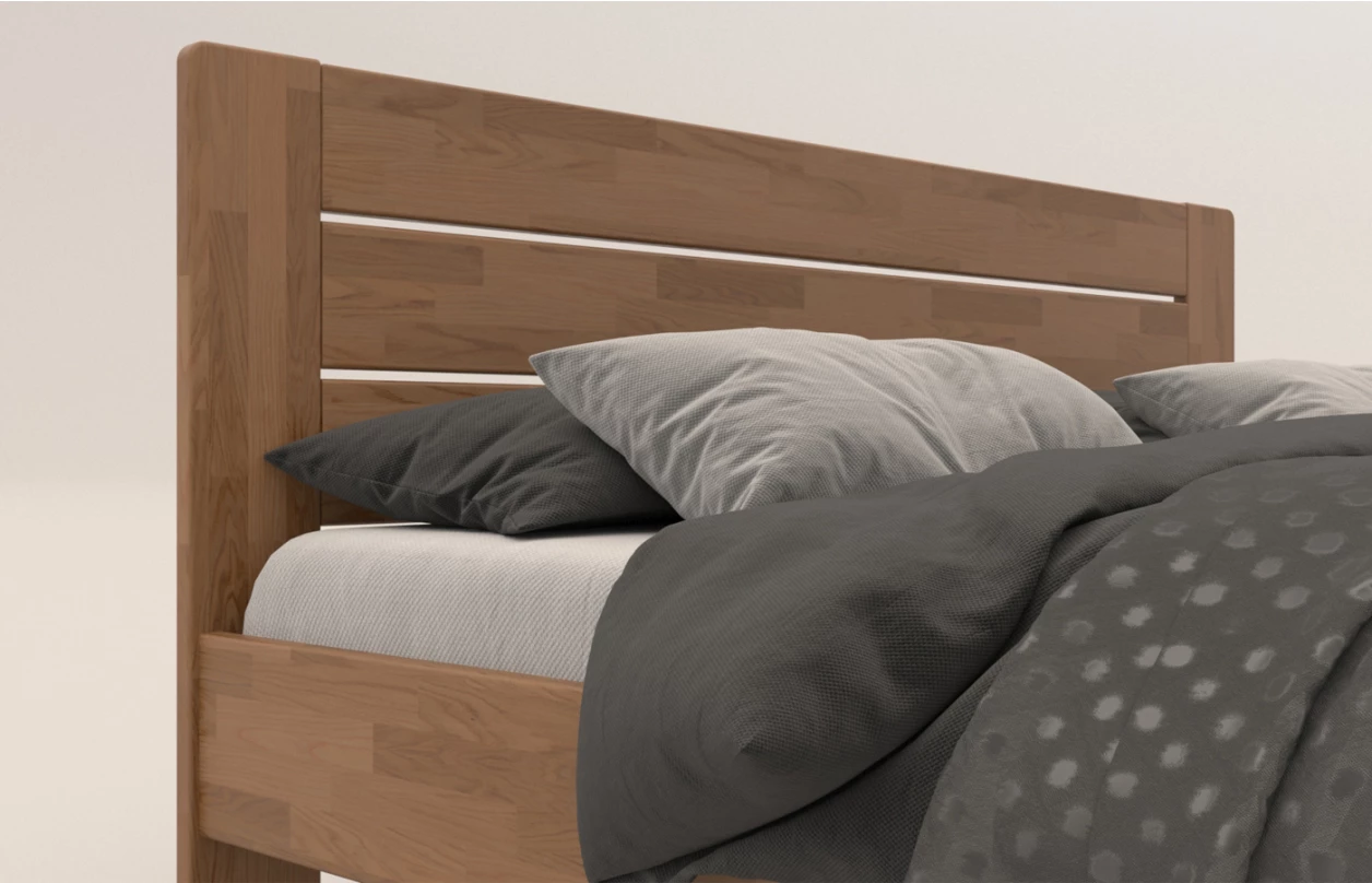 Posteľ Emilia 180x200 cm, bielený buk 4