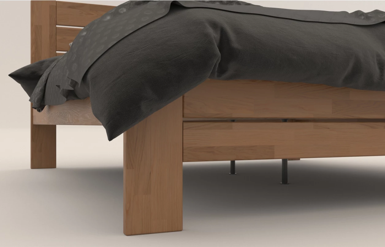 Posteľ Emilia 180x200 cm, šedý buk 3