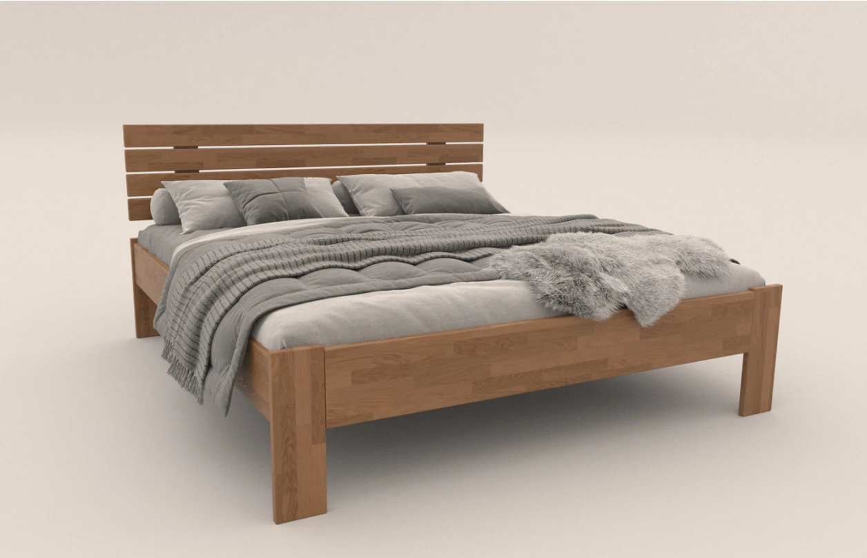 Posteľ Isolda 180x200 cm, šedý buk 1