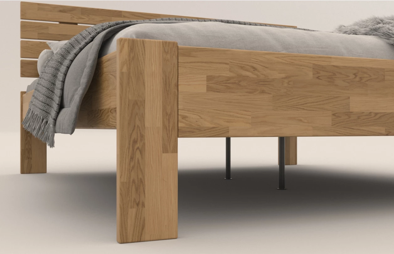 Posteľ Isolda 180x200 cm, šedý buk 2