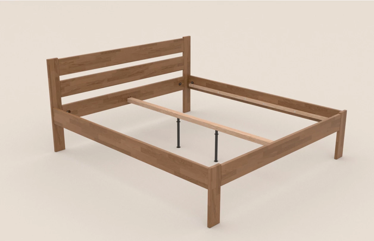 Posteľ Lina 180x200 cm, bielený buk 4