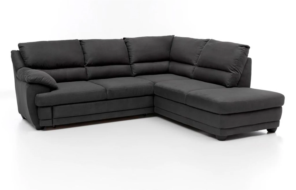 Rohová sedacia súprava Nebolo, zelená látka, pravý roh