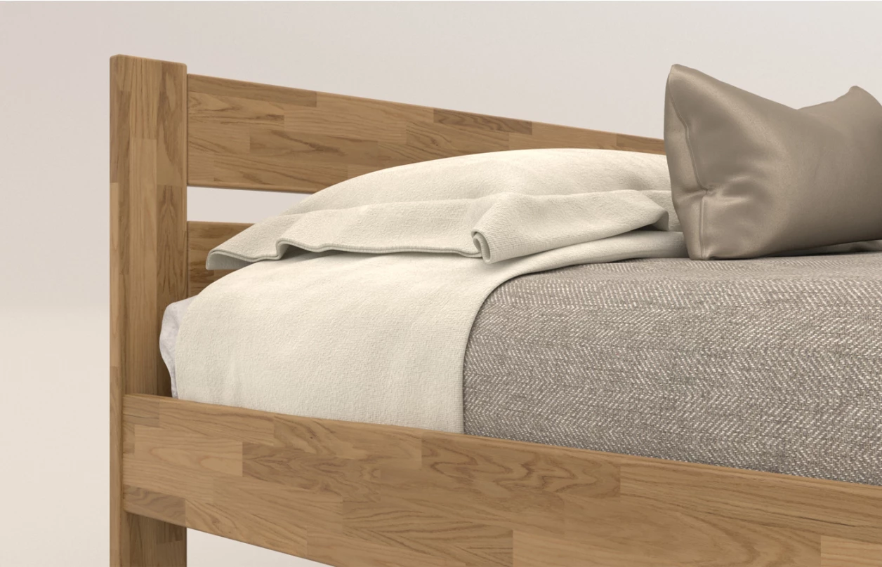 Posteľ Lina 180x200 cm, šedý buk 3