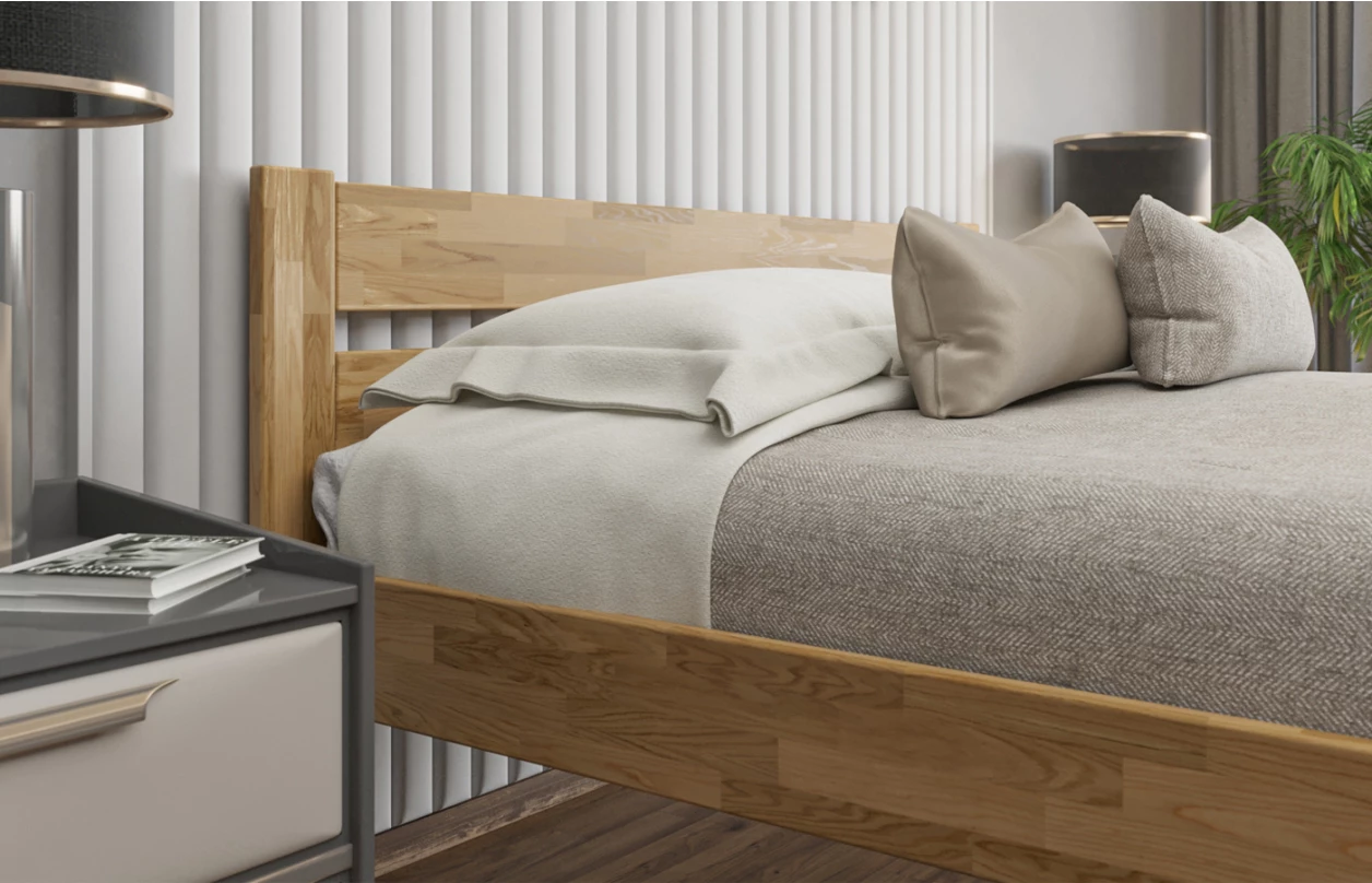 Posteľ Lina 180x200 cm, šedý buk 7