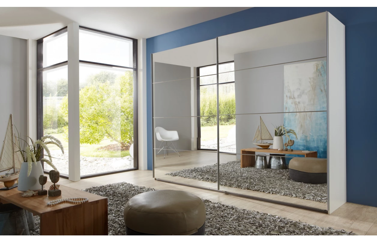 Nočný stolík Easy Plus, biely / sivé sklo 10