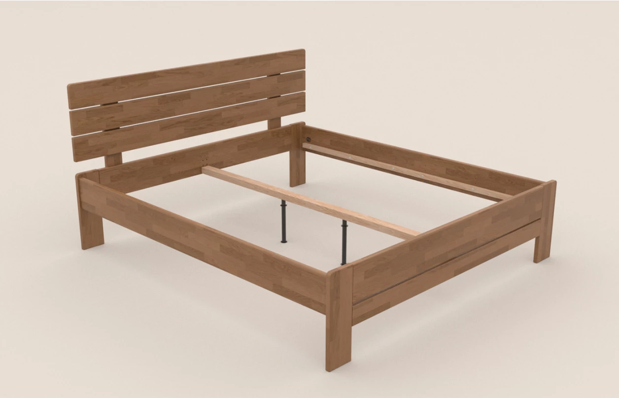 Posteľ Patricia 180x200 cm, prírodný buk 3