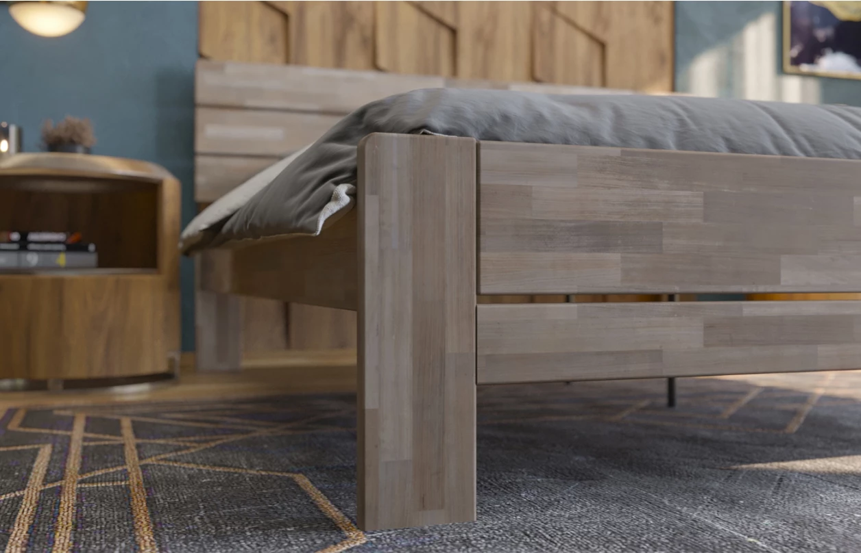 Posteľ Patricia 180x200 cm, prírodný buk 5