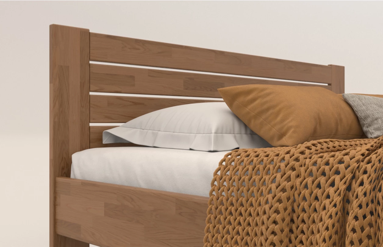 Posteľ Irma 180x200 cm, bielený buk