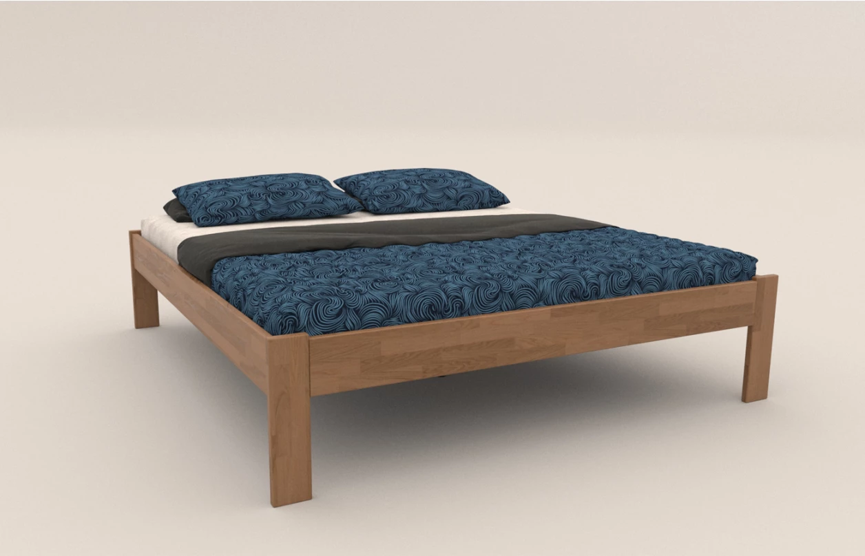 Posteľ Tema Futon 180x200 cm, prírodný buk 1