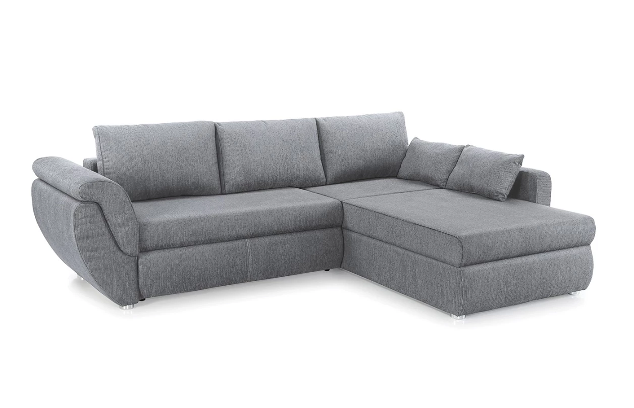 Rohová sedacia súprava Torgau, šedá/svetle šedá tkanina 1