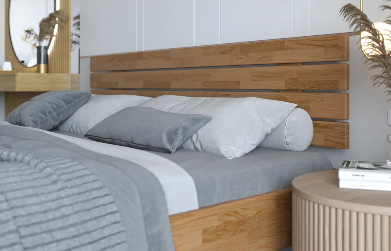 Posteľ Isolda 180x200 cm, šedý buk