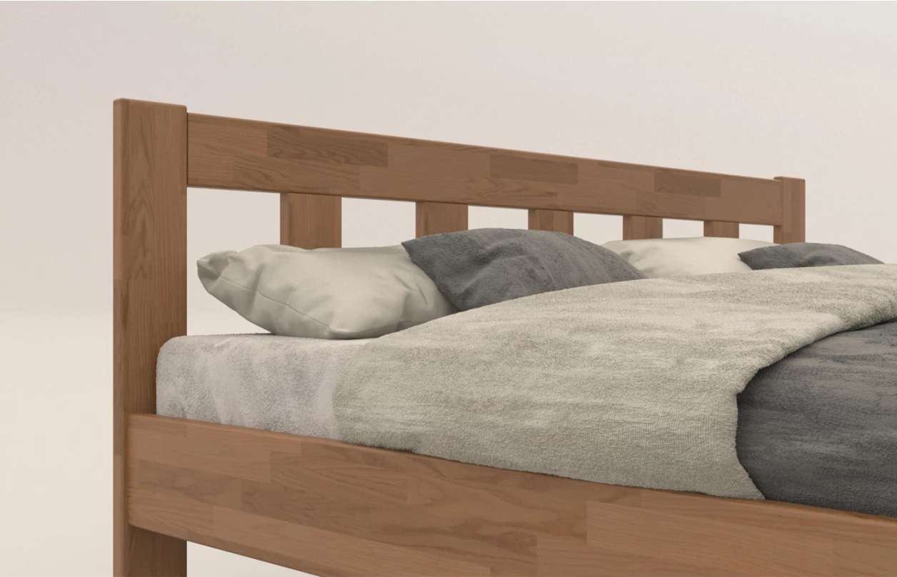 Manželská posteľ Tema 180x200 cm, bielený buk