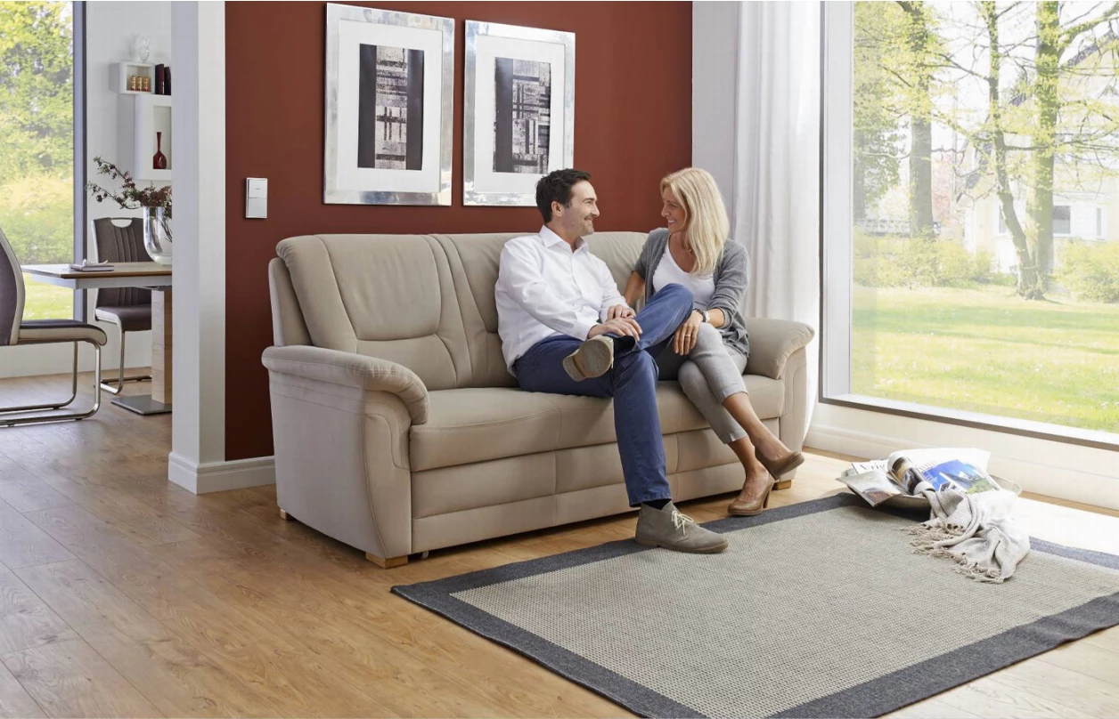 Sedacia súprava Relaxness, tvar U, svetlo šedá látka, bez funkcií 3