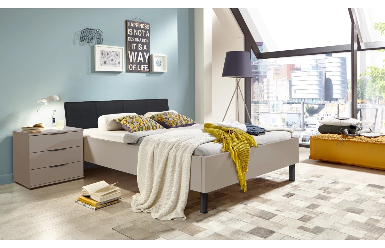 Šatníková skriňa Easy Plus, šírka 270 cm/extra výška 236 cm, grafit/sklo 3