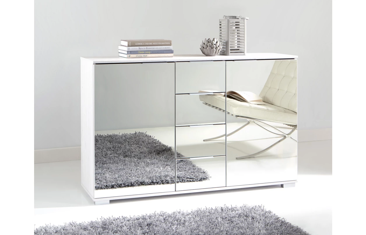 Šatníková skriňa Easy Plus, šírka 270 cm/extra výška 236 cm, grafit/sklo 26