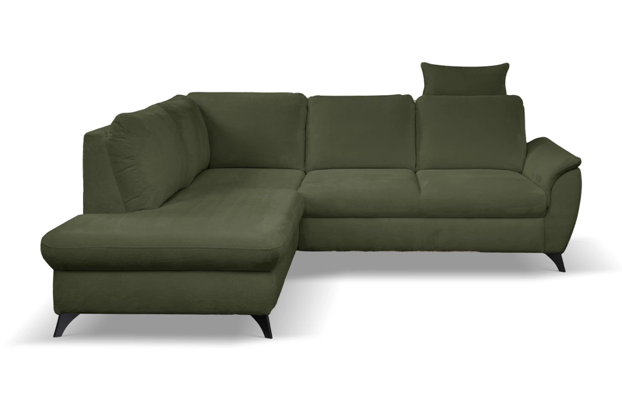 Rohová sedacia súprava Geneva, šedá látka, pravý roh 3