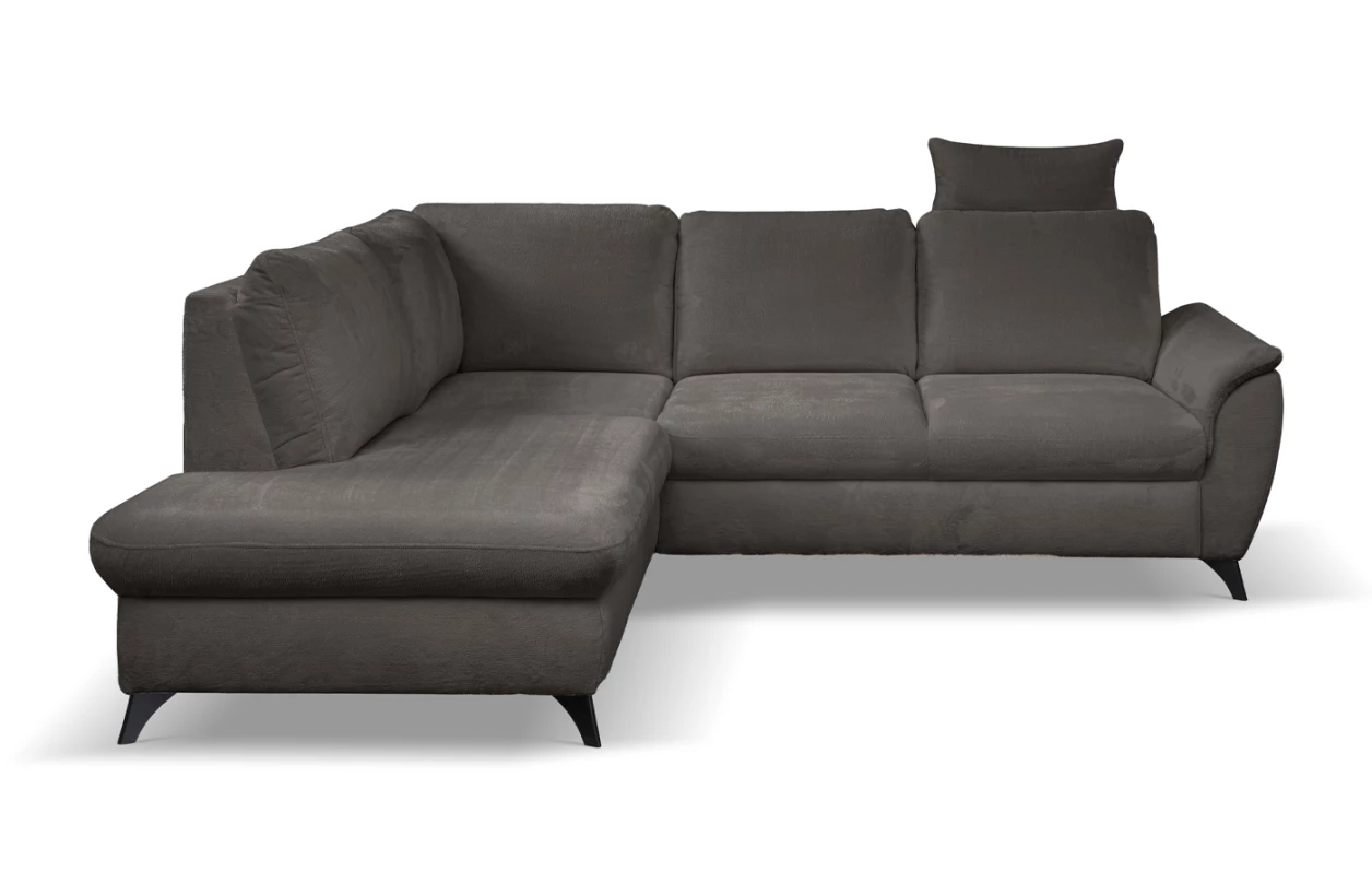 Rohová sedacia súprava Geneva, šedá látka, pravý roh 6