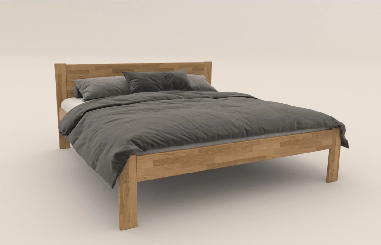 Posteľ Fava 180x200 cm, prírodný buk 1