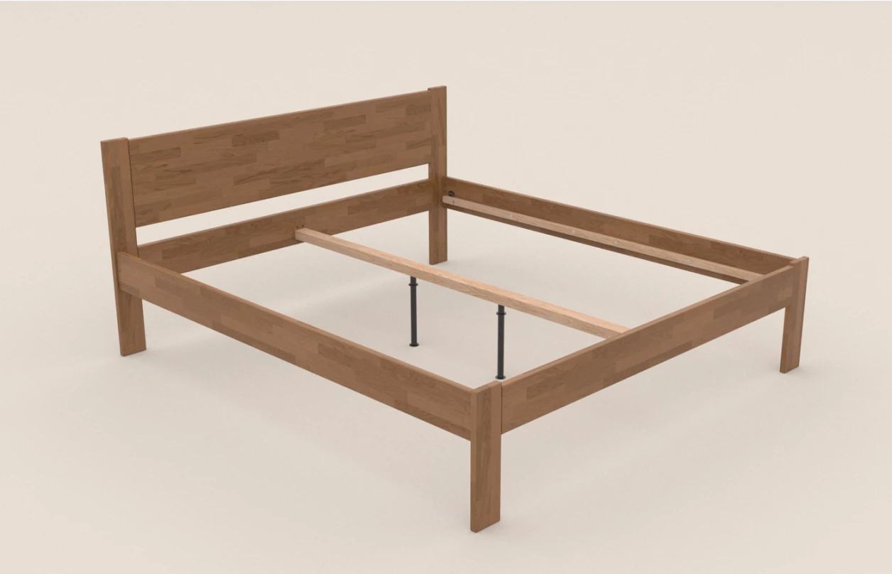 Posteľ Fava 180x200 cm, šedý buk 4