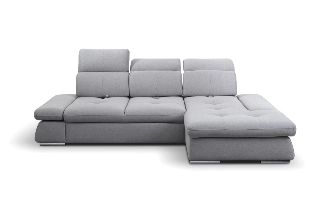 Rohová sedacia súprava Focus, špenátová zelená látka, pravý roh 1