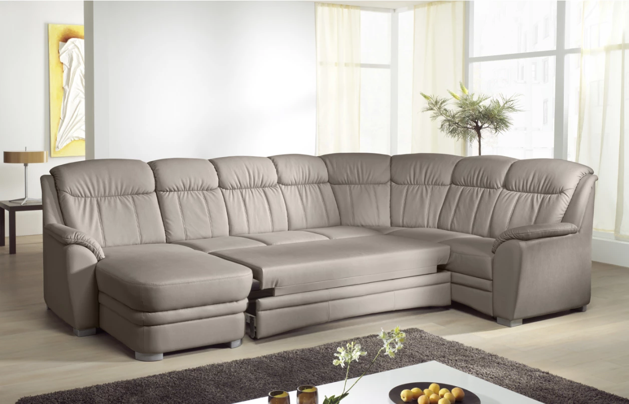 Rohová sedacia súprava Bruno, šedo-hnedá látka, ľavý roh 8