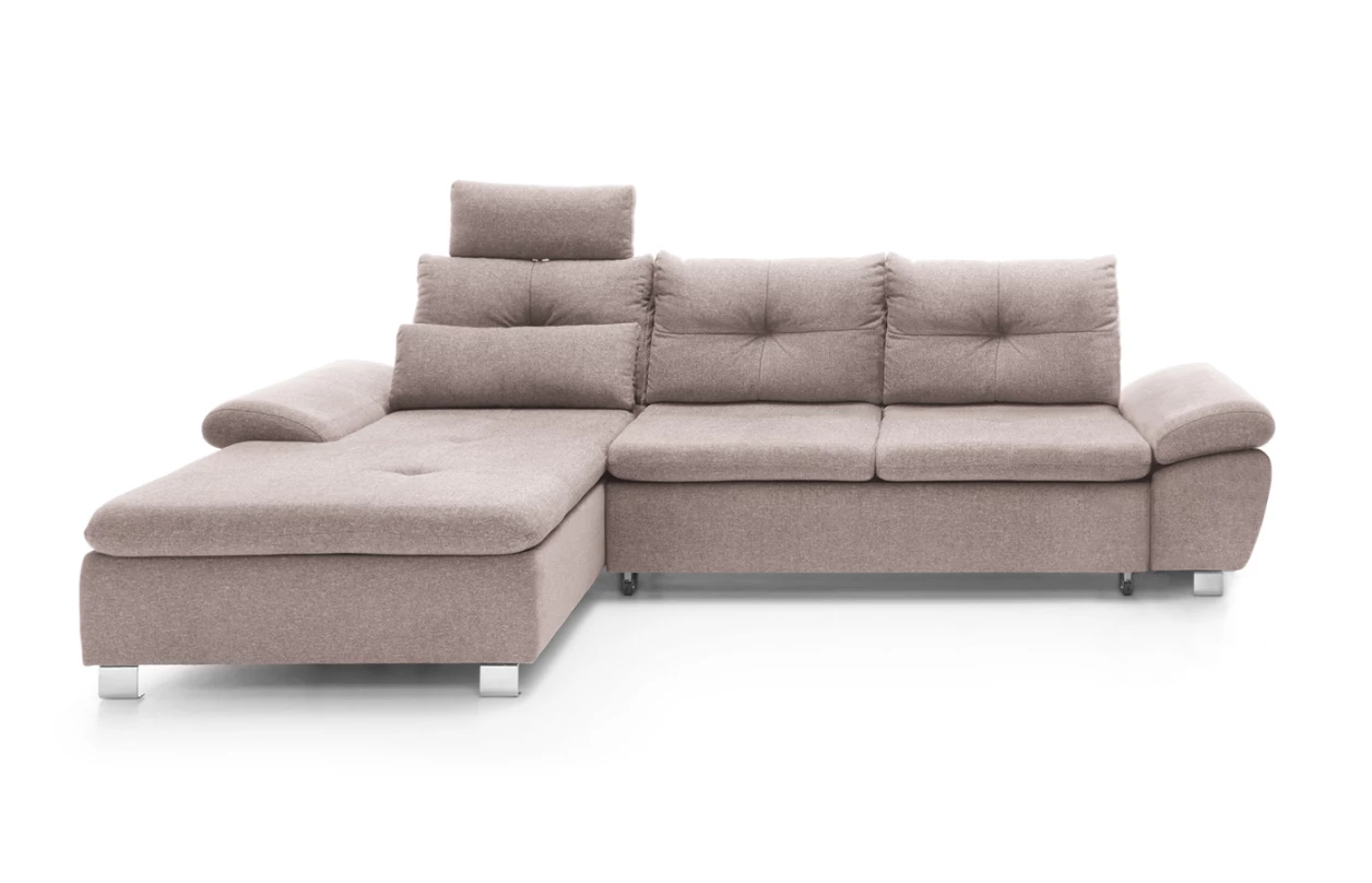 Sedacia súprava Madeira 3B, dymovo šedá, tvar ľavéU 3