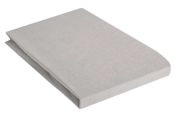 Napínacie prestieradlo 200x200 cm, strieborné, bavlna