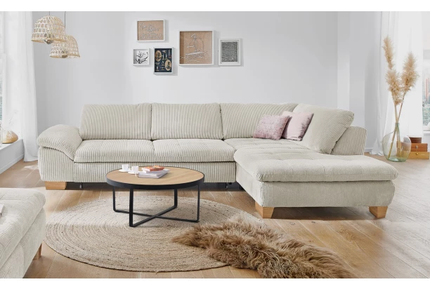 Okrúhly konferenčný stolík Nordberg, 80 cm, svetlý dub