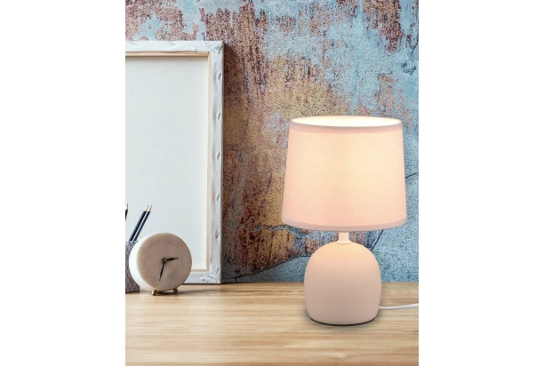Stolová lampa Malu, béžová
