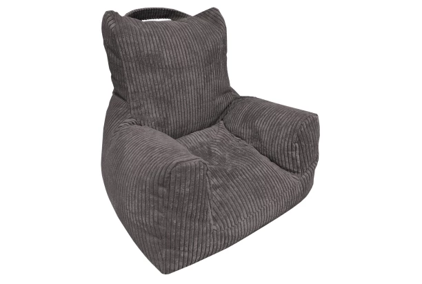 Detské kreslo Tobi Plus, šedá štruktúrovaná látka