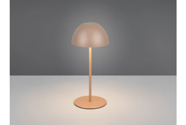 Nabíjacia LED stolná lampička Ortiz, coffee