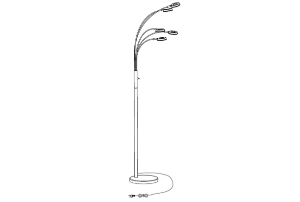 Stojacia lampa Rennes