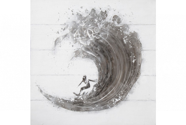 Obraz na stenu Rimbo - Wave 100x100 cm