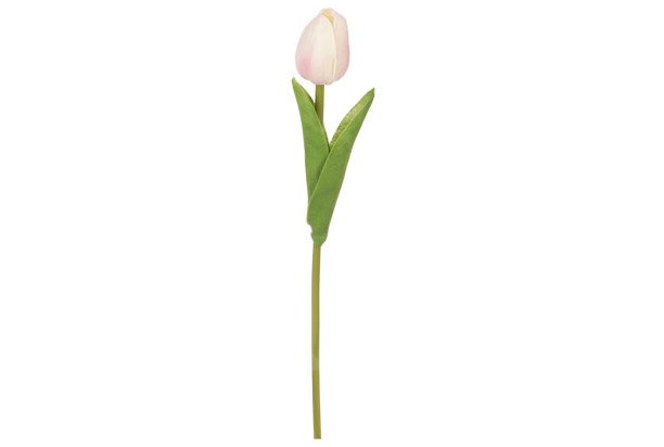 Umelý kvet Tulipán 34 cm, krémová