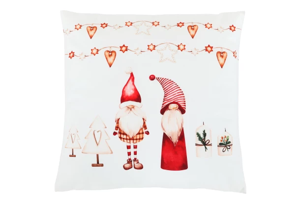 Dekoračný vankúš Vianoční škriatkovia, 45x45 cm