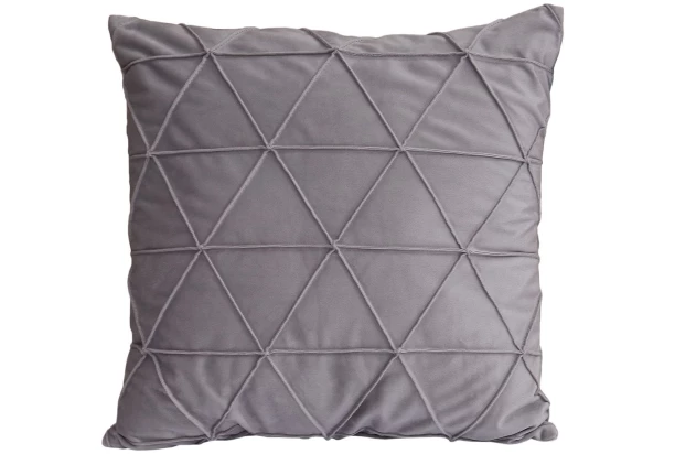 Dekoratívny vankúš Vanessa 45x45 cm, strieborný