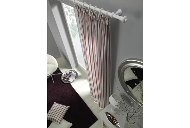 Garniža Home decor, biela, 160 cm
