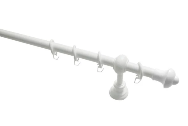 Garniža Home decor, biela, 160 cm