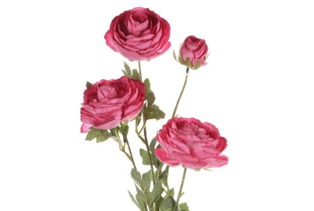 Umelá kvrtina Pivonka 70 cm, tmavo ružová