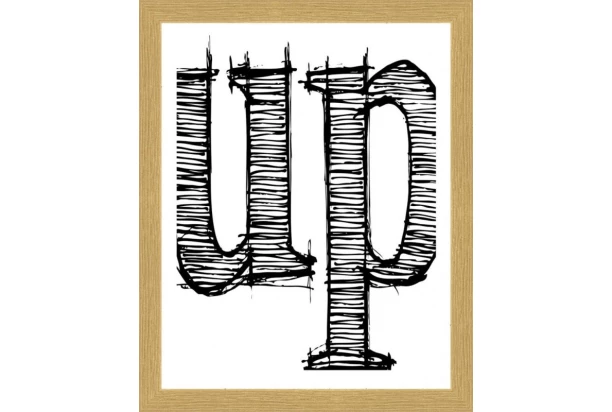 Obraz v drevenom ráme Nordic Up, 20x25 cm
