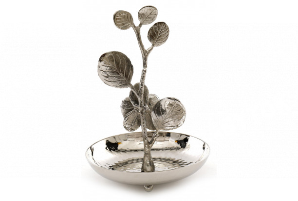 Dekoratívna šperkovnica Strom s listami, 17 cm