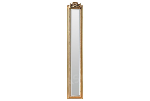 Nástenné zrkadlo 20x121 cm, zlaté