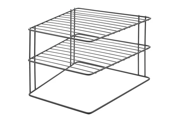 Stojan na taniere do skrinky Lava TouchTherm 25x19 cm, čierny